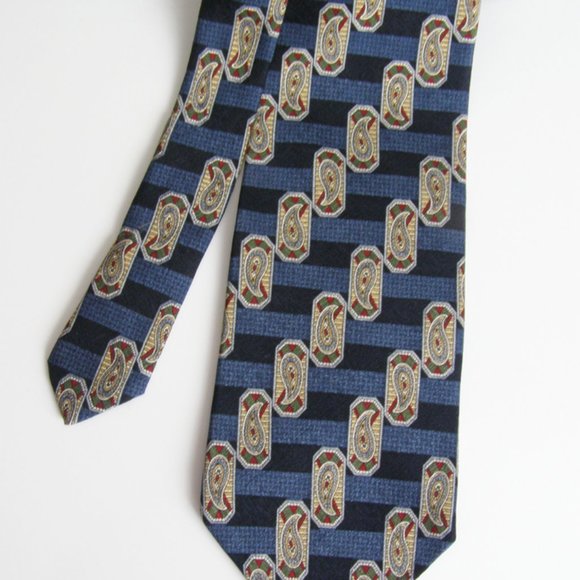 Vintage Mens Christian Dior Monsieur 100% Silk Tie - Picture 3 of 12